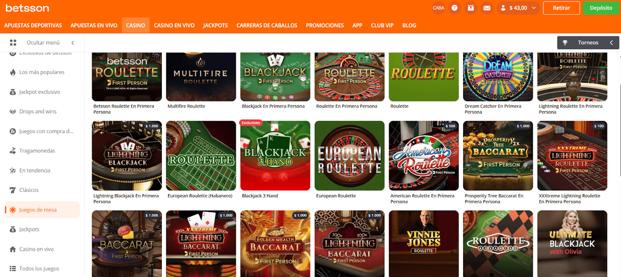 Betsson ruleta online