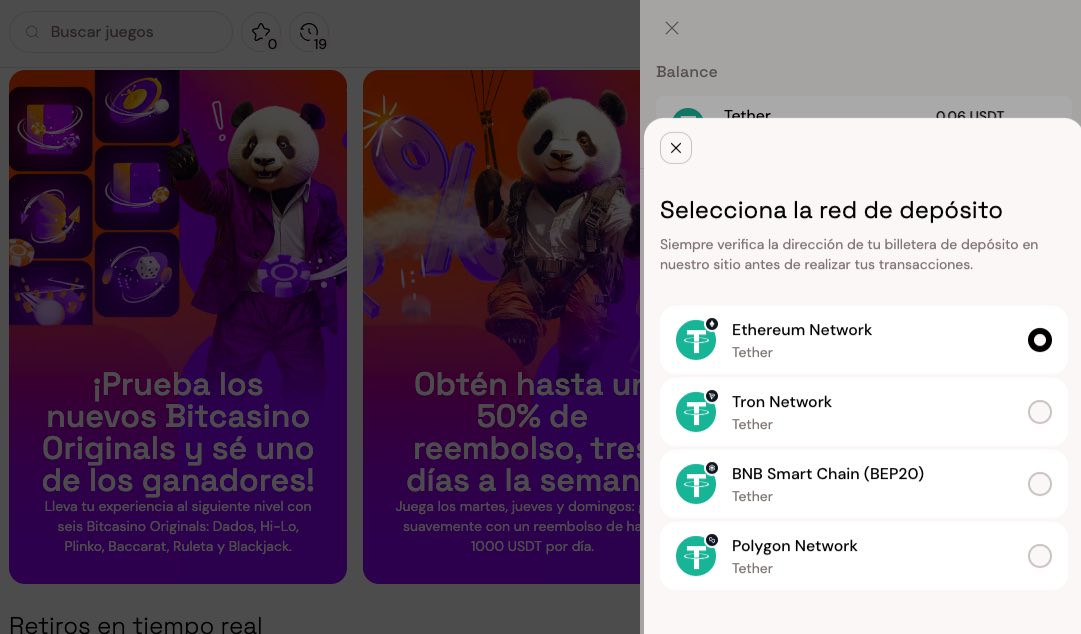 Depósito criptos 2 bitcasino