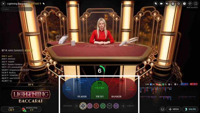 Lightning Baccarat 1