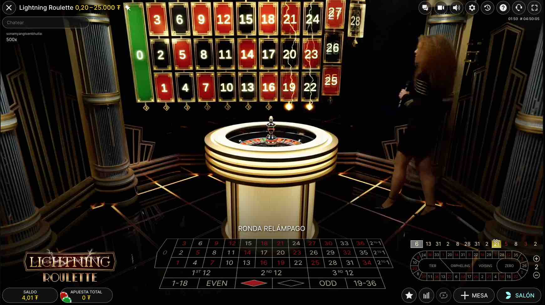 Lightning Roulette
ambientación 2