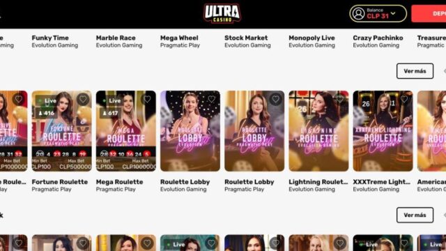 Ultra casino casino en vivo 2