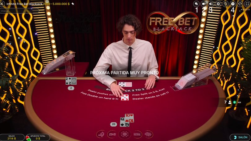 Infinite-Free-Bet-Blackjack-crupier-4