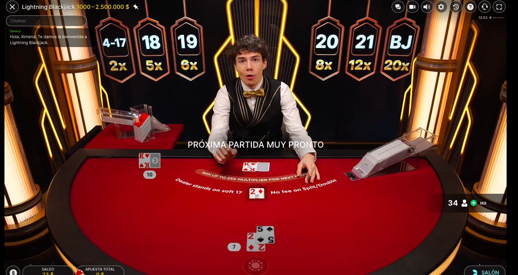 Lightning-Blackjack -juego