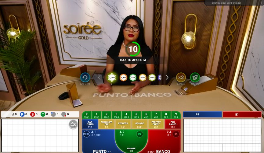 Punto banco baccarat