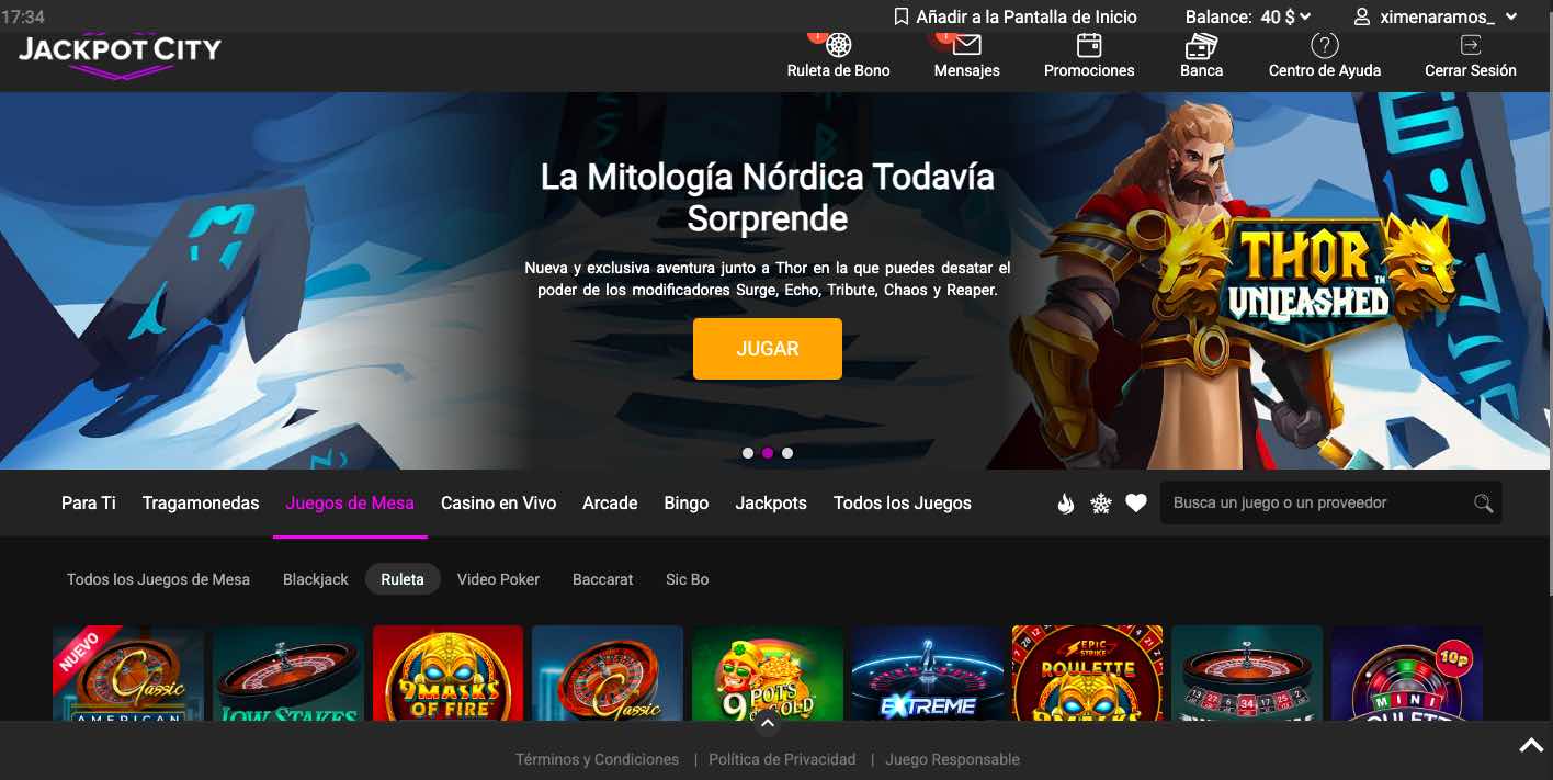 Ruleta-online-Jackpotcity-lobby