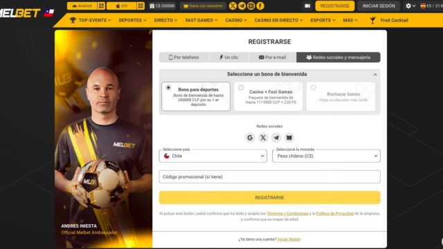 Melbet - registro 4-completo