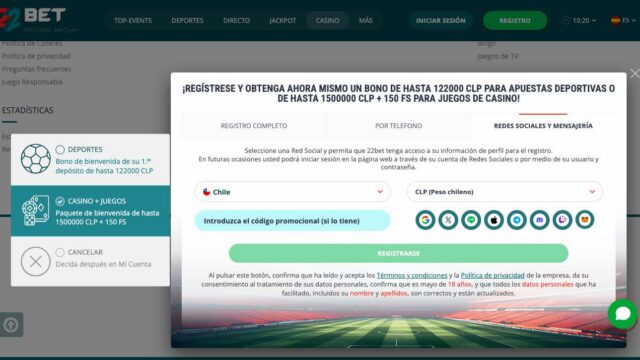 Registro-3-22Bet-ok