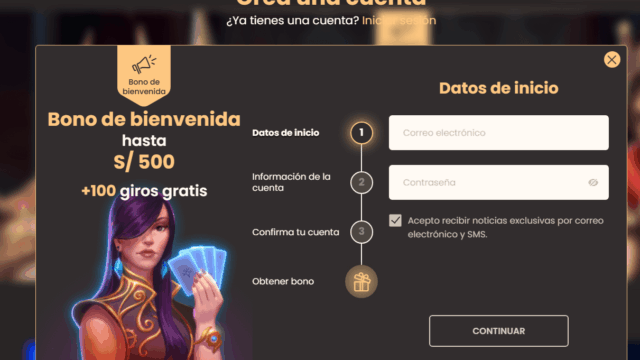 Registro en casino online National Casino 23