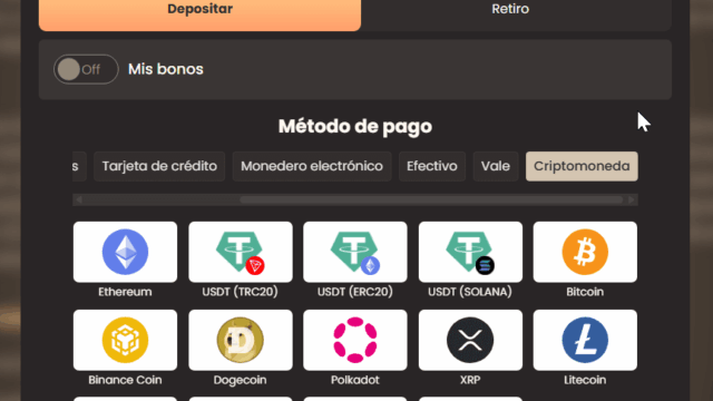 Depósito en casino online National Casino 5