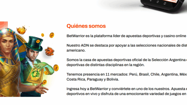 Lo que importa en Betwarrior 1