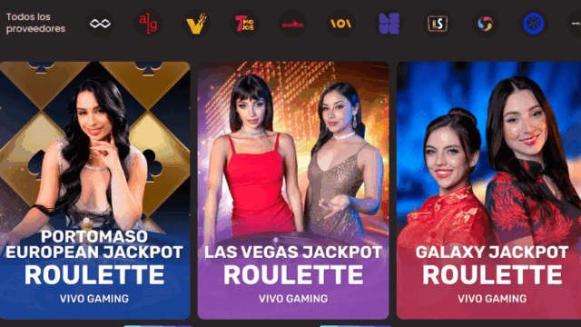 Juegos en vivo en casino online 20Bet 2