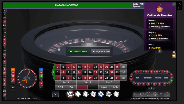Juegos en vivo en casino online 20Bet 1