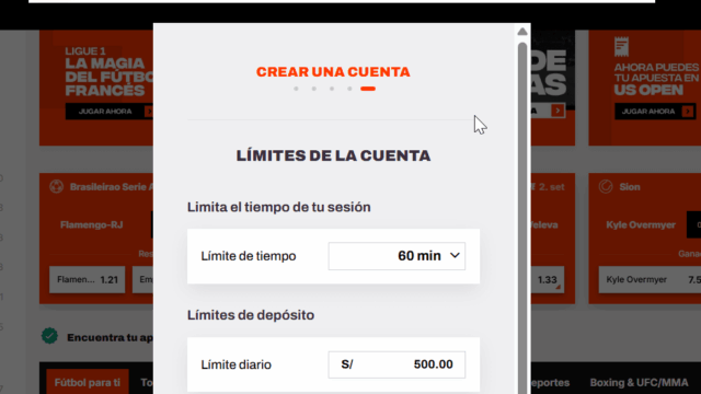 Registro en casino online Betwarrior 5