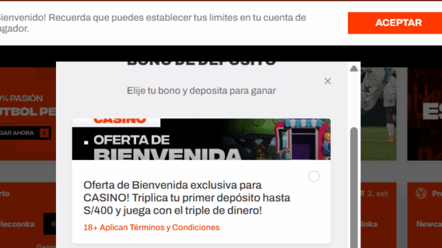 Registro en casino online Betwarrior 6