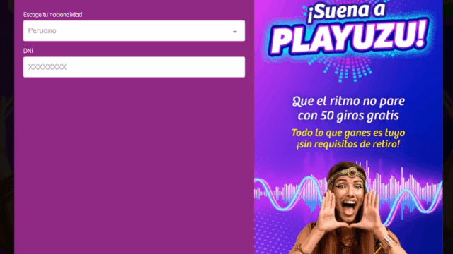 Registro en casino online PlayUZU 3