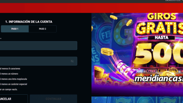 Registro en casino online Meridianbet 6