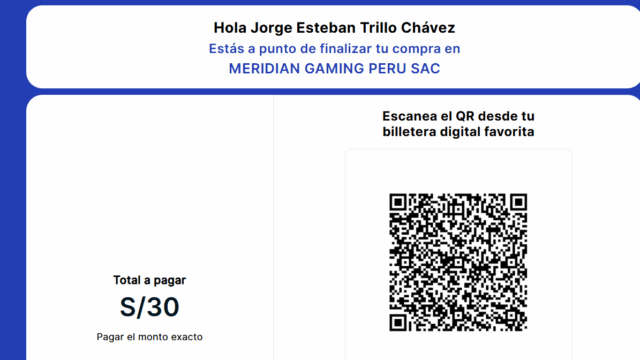 Depósito en casino online Meridianbet 3