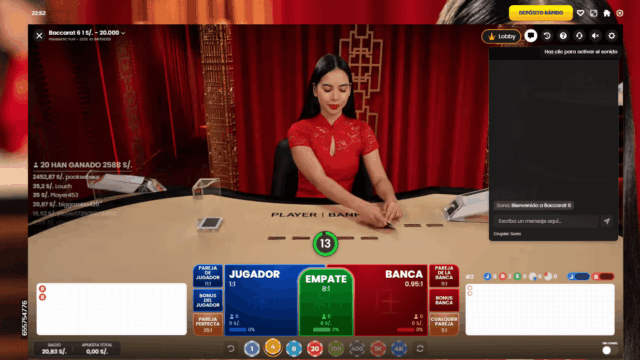 Juegos en vivo en casino online PlayUZU 1