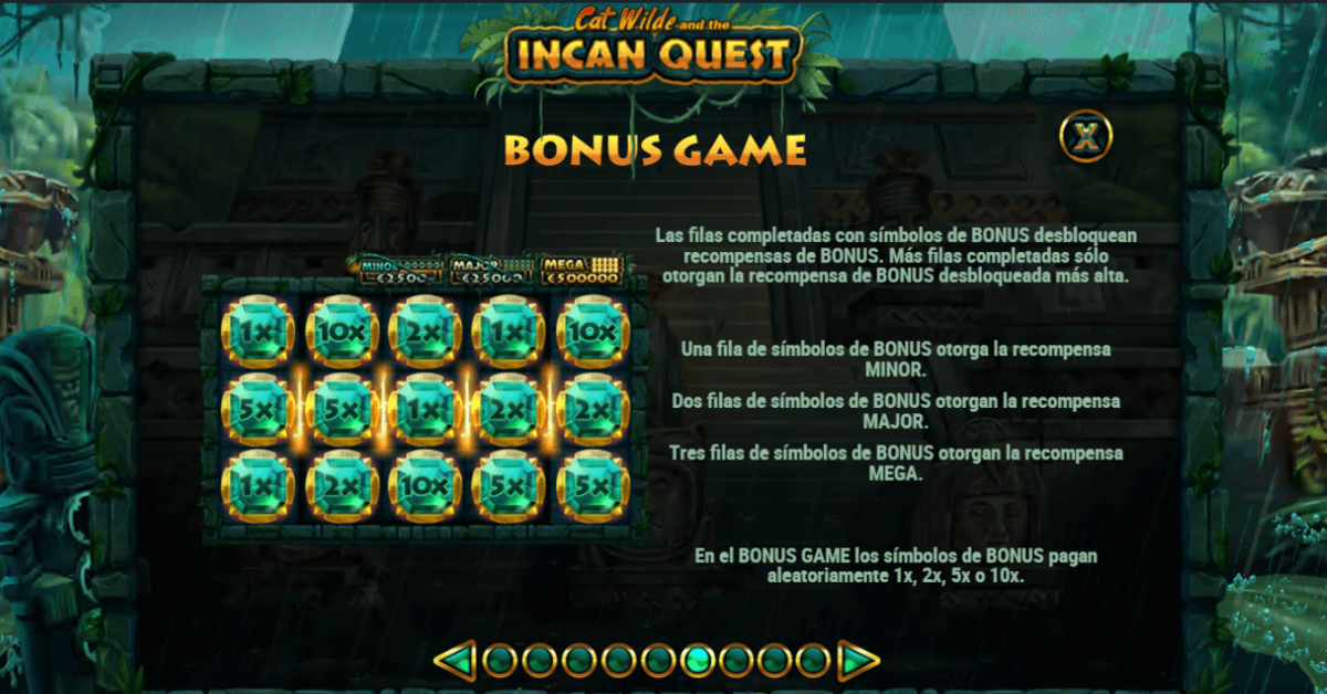 Bonus de Cat Wilde and the Incan Quest