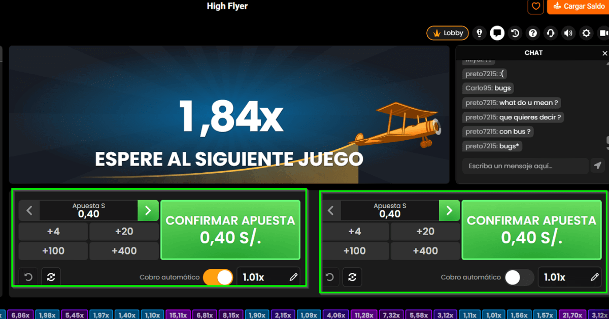 High Flyer rondas simultáneas