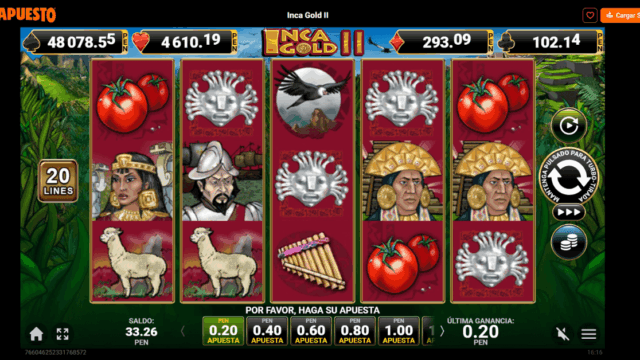 Jugar Inca Gold II en Perú
