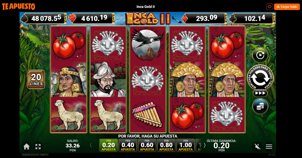 Jugar Inca Gold II en Perú