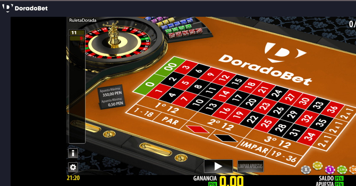 ruleta dorada en Doradobet