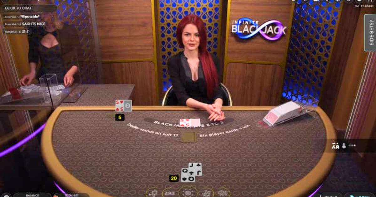 Infinite Blackjack en Betano