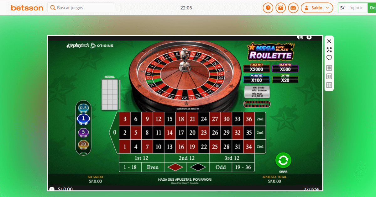 Fire Blaze Roulette en Betsson