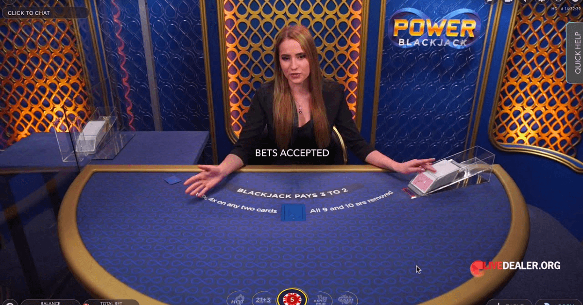 Power Blackjack - Doradobet