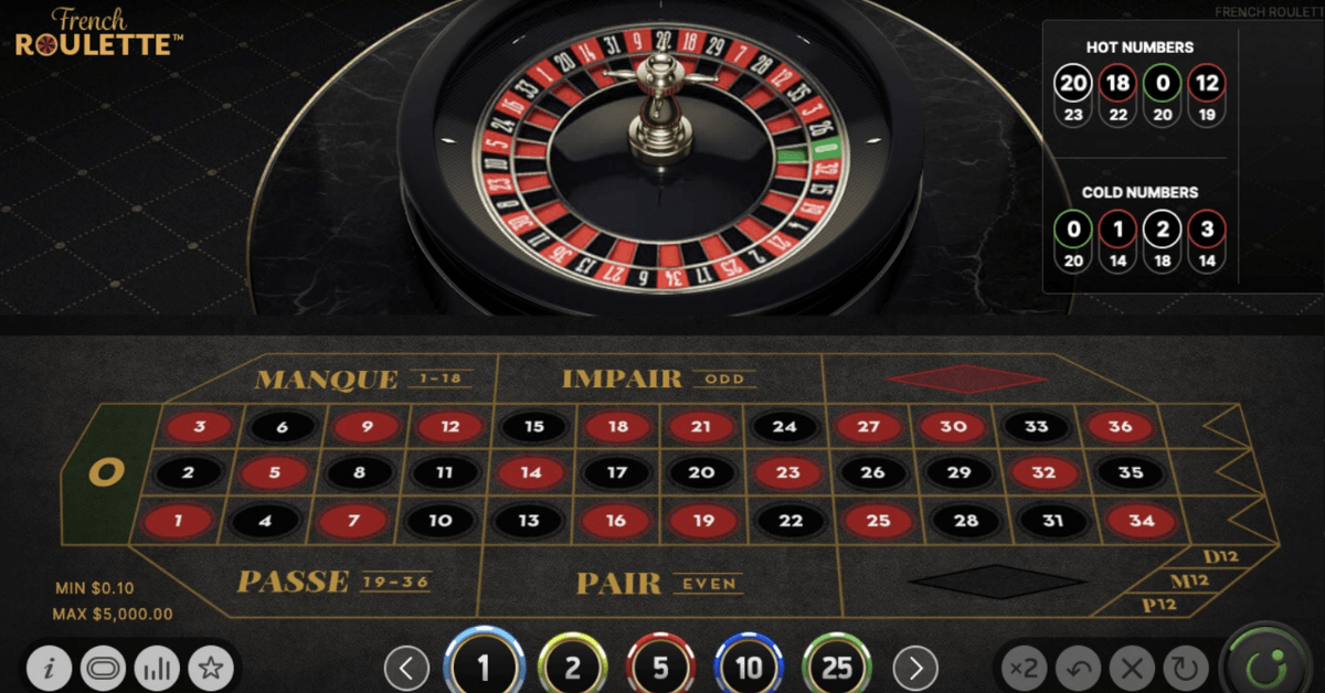 ruleta francesa en Betsson