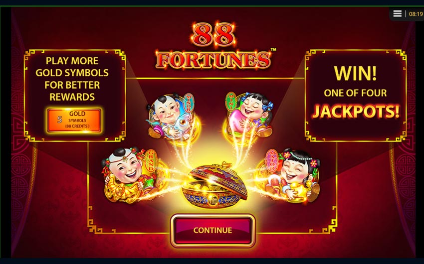 Funciones de 88 Fortunes