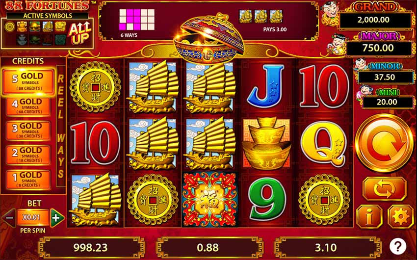 Slector de Nivel 88 Fortunes