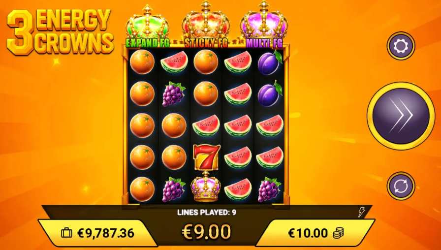 3 energy crowns slot