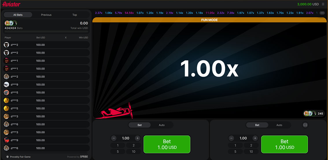 crash game Aviator de Spribe