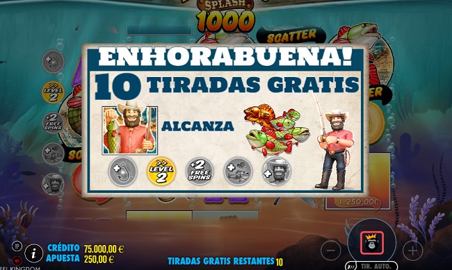Big Bass Splash 1000 - Giros Gratis