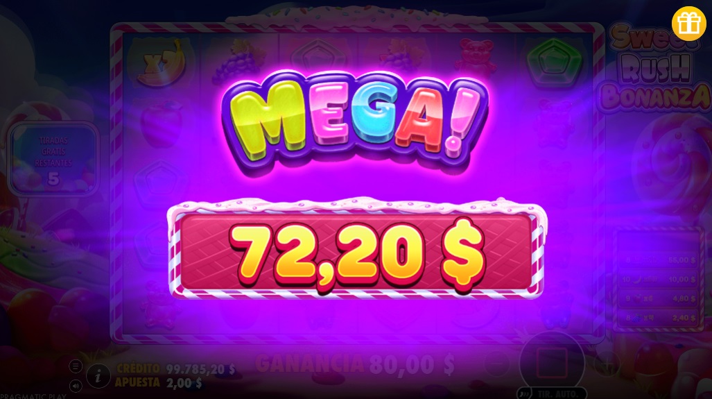 Sweet Rush Bonanza - Mega Wins