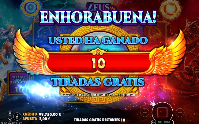 Zeus vs Typhon - Giros Gratis