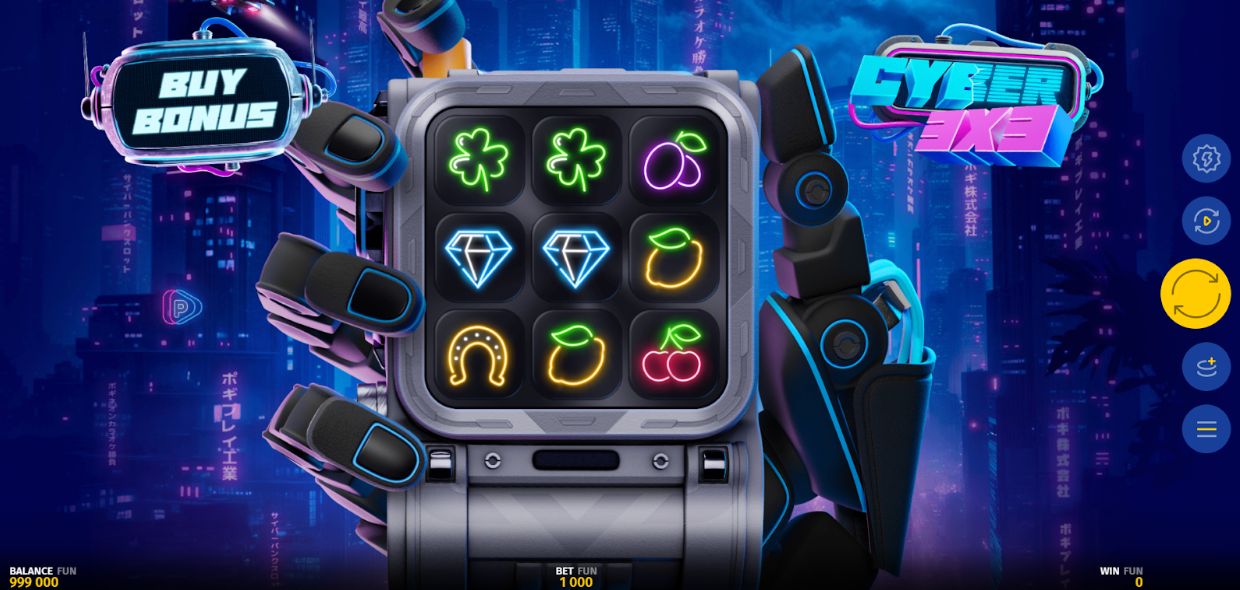 Cyber 3x3 slot de PoggiPlay