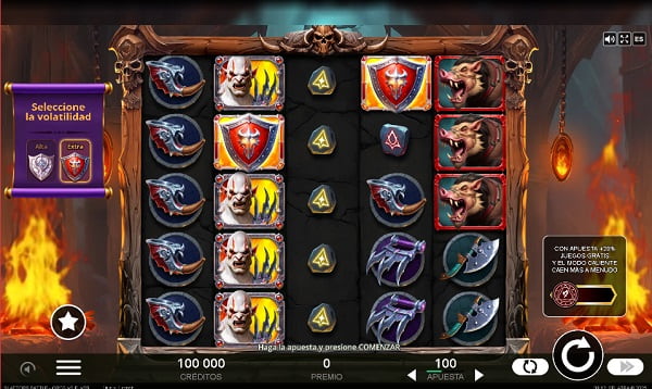 jugar a la slot Slattors Battle