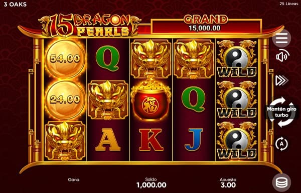 jugar gratis 15 dragon pearls