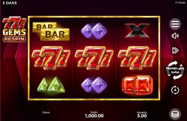 jugar gratis 777 gems respin