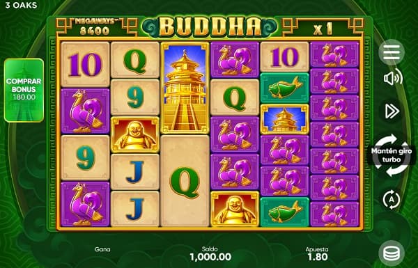 jugar gratis buddha megaways