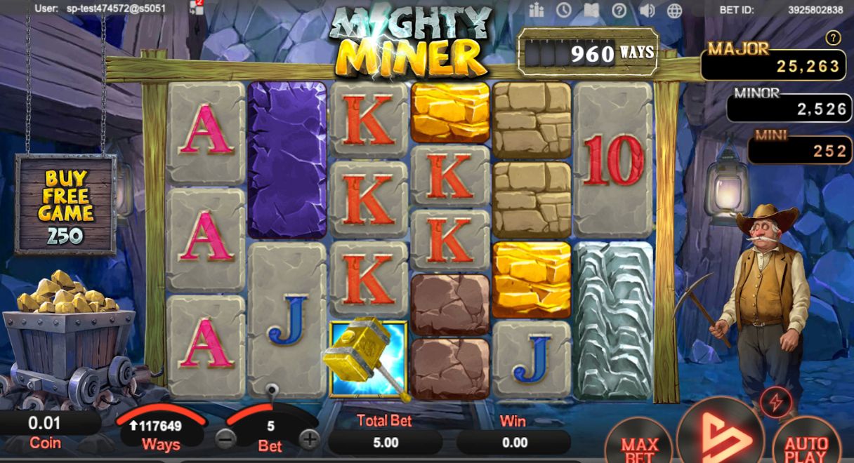 Mighty Miner slots