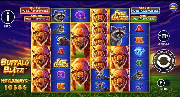 Jugar gratis slot Buffalo Blitz Megaways