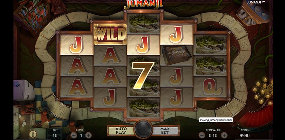 jumanji NETENT with random wilds