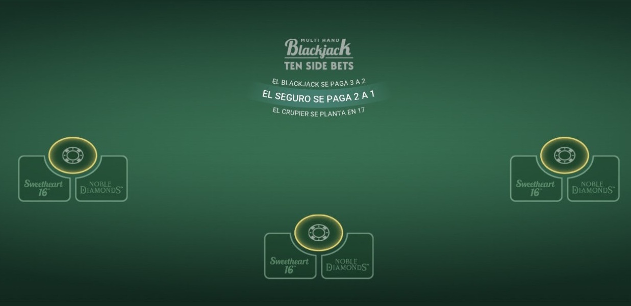 Pantallazo de Demo Blackjack Multihand en Casino Goldenpark