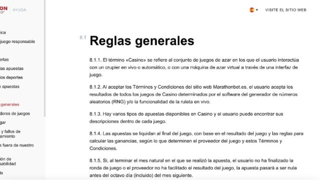 Conclusión sobre Marathonbet Casino