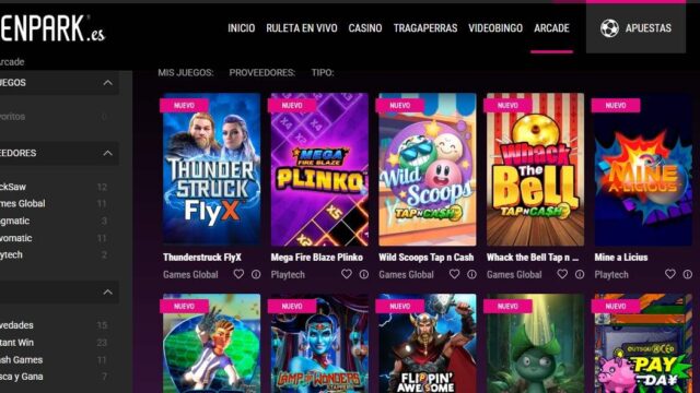 Experiencia de Juego en Goldenpark Casino