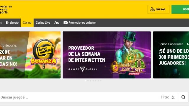 Primeras impresiones sobre el casino de Interwetten